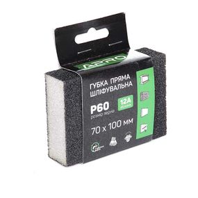 Губка шліфувальна APRO чотиристороння пряма P60 8280911