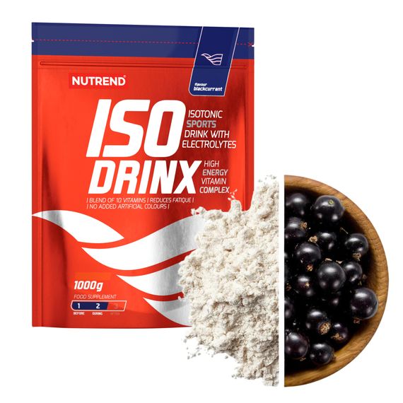 Ізотонік Nutrend IsoDrinx 1000 g (Black currant) | Зображення 1
