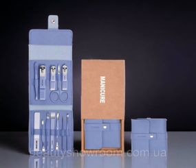 Маникюрный набор в коробке подарочный (12 инструментов )