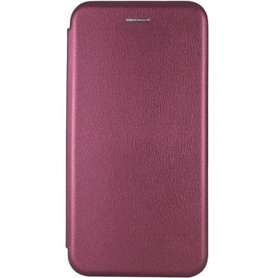 Шкіряний чохол-книжка Classy для Motorola Edge 60 / 60 Fusion Бордовий