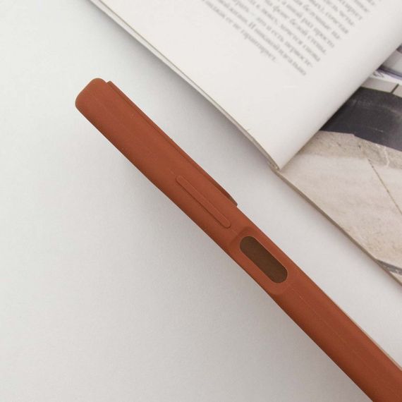 Чохол Silicone Cover Lakshmi Full Camera (AA) для Xiaomi Redmi 13 4G / Poco M6 4G Коричневий / Brown | Зображення 3