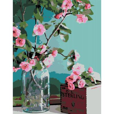Картина по номерам Rosa Start Нежность цветов 35х45 см (4823098512615) - Топ Продаж!