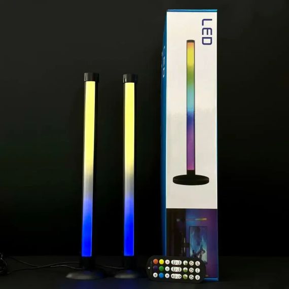 Светодиодные панели 44см 2шт RGB с APP Smart от USB и пультом | Зображення 1