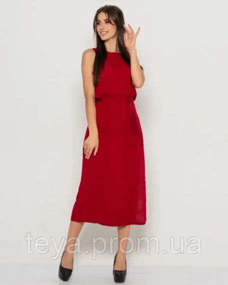 Платье для женщин цвет бордовый FI_000140