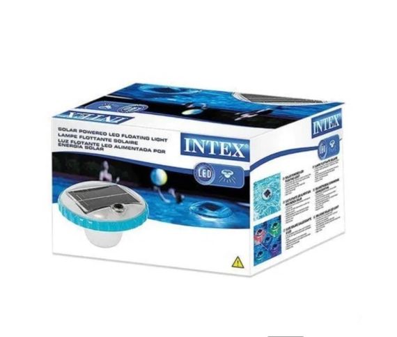Лампа - поплавець Intex 28695, підсвічування для басейну. Працює від сонячної батареї | Зображення 4
