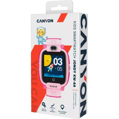 Смарт-годинник Canyon CNE-KW44PP Jondy KW-44, Kids smartwatch Pink (CNE-KW44PP) | Зображення 3