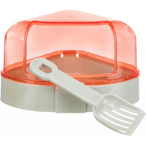 Туалет Trixie для гризунів кутовий з лопаткою пластиковий 14x8x11 см | Зображення 8