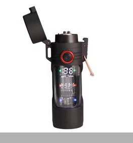 Багатофункціональний ліхтар з підсвіткою COB, вбудованою запальничкою та індикацією заряду, XPRO D66 (46810-D66-COB_244)