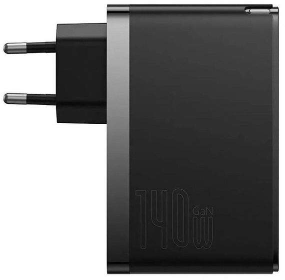 Зарядне пристрій Baseus GaN5 PRO 140W+Кабель Type-C to Type-C 240W CCGP1002 чорний (33078-01_2582) | Зображення 4