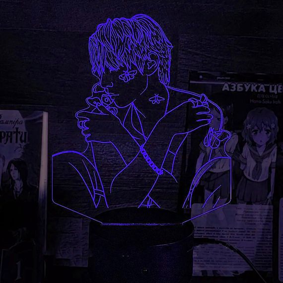 Акриловый светильник-ночник The Rose Усон Ким синий tty-n002242