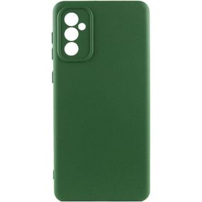 Чохол TPU GETMAN Liquid Silk Full Camera для Samsung Galaxy A55 Зелений / Dark green