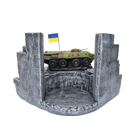 "Український БТР-80" декоративна підставка для алкоголю, тематичний Міні Бар | Зображення 5
