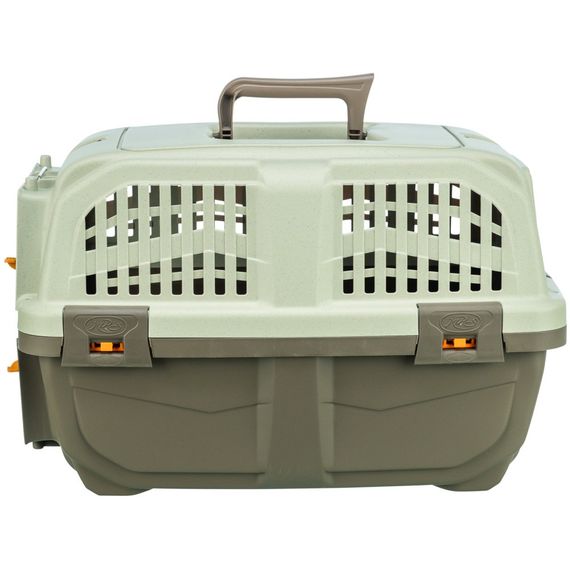 Контейнер-переноска Trixie для собак та котів Skudo 1 вагою до 12 кг коричнева пластик розмір XS 30x32x49 см | Зображення 3