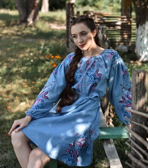 Плаття вишиванка доросле льон