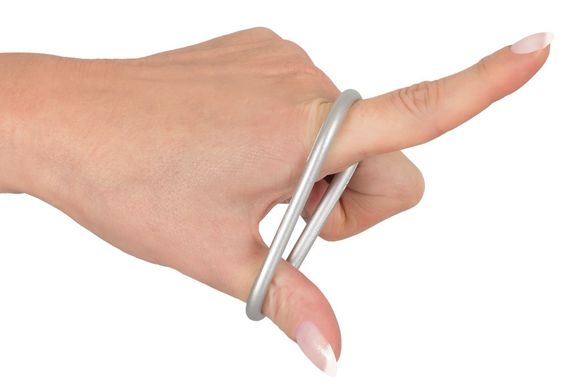 Набір ерекційних кілець - Metallic Silicone Cock Ring Set sexstyle | Зображення 6