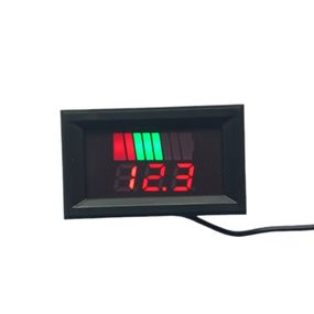 Вольтметр цифровой 9-60V с индикатором уровня для свинцово-кислотного акб