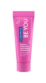 Міні-версія освітлююча зубна паста Curaprox Be You Pink, рожевого кольору, 10 мл., RDA - 50 Смак: Кавун