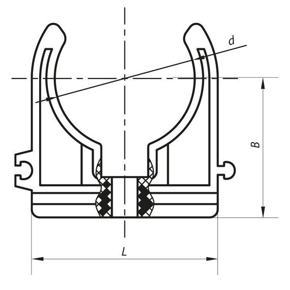 Кріплення для PPR труби 32 Koer K0076.PRO (KP0091) | Зображення 1