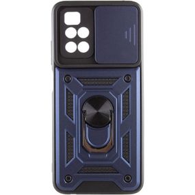 Чохол Ummi Camshield Serge Ring для Xiaomi Redmi 10 Чорний Синій