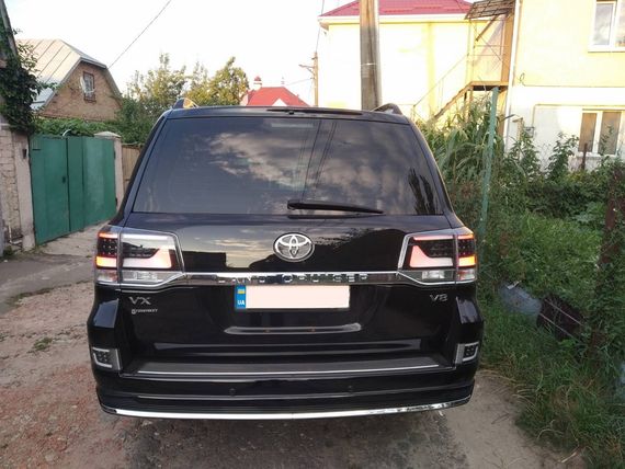 Задняя оптика 2016-2024 (Executive Black) для Toyota Land Cruiser 200 | Зображення 5