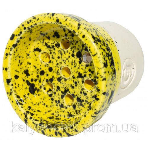 Чаша для кальяну GrynBowls Accent Glaze Жовта | Зображення 1