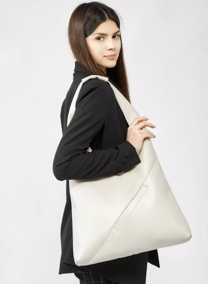 Сумка жіноча Sambag HOBO M білий 35 х 40 х 8 см (53200030) | Зображення 6