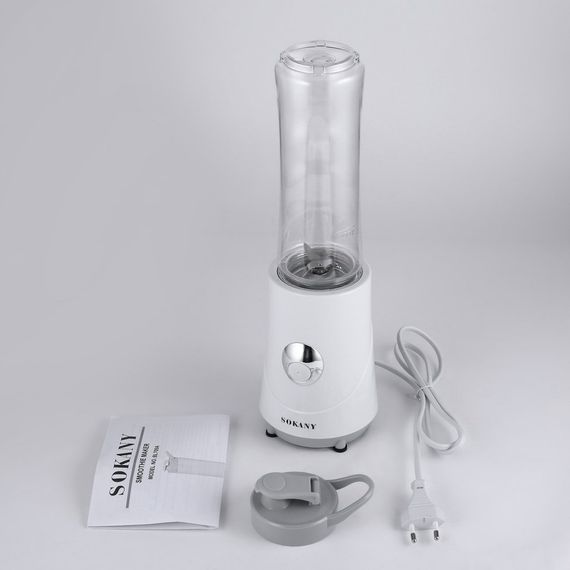 Міні для смузі Sokany BL-709A на 400 мл 260 Вт білий | Зображення 3