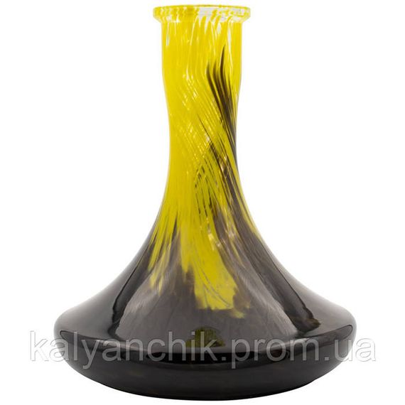 >Колба для кальяна 2x2 Craft черно-желтая