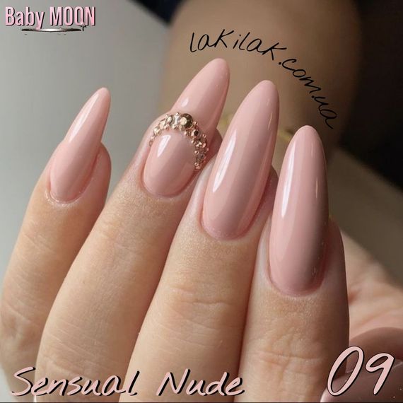 Гель-лак BABY MOON Sensual Nude №09 нежное пралине, 6 мл