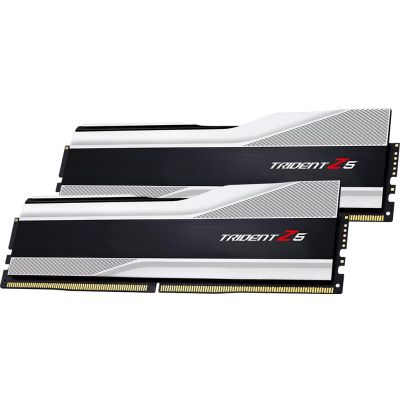 Модуль памяти для компьютера DDR5 64GB (2x32GB) 6000 MHz Trident Z5 Silver G.Skill (F5-6000J3238G32GX2-TZ5S) | Зображення 3