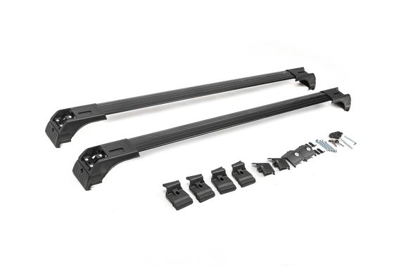 Перемички на вбудовані рейлінги під ключ Skybar V2 (2 шт) до 120 см, Чорні | Зображення 6