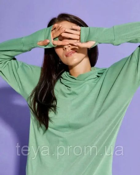 Толстовка колір зелений розмір L FI_004125 | Зображення 1