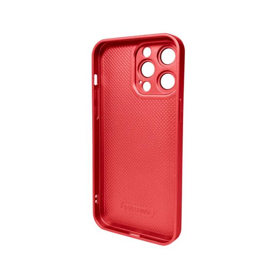 Чохол для смартфона AG Glass Matt Frame Color Logo for Apple iPhone 15 Pro Max Coke Red | Зображення 1
