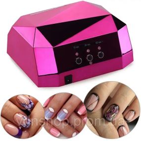 Лампа для ногтей 36W Diamond Pink