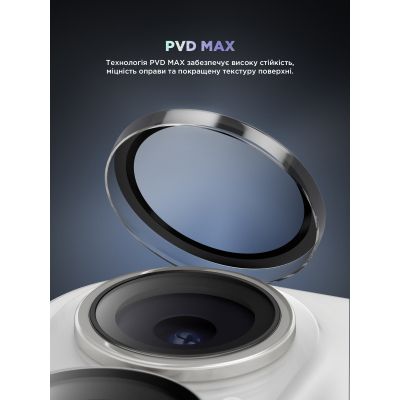 Стекло защитное Armorstandart for Camera Supreme BI iPhone 16e Clear (ARM84427) | Зображення 8