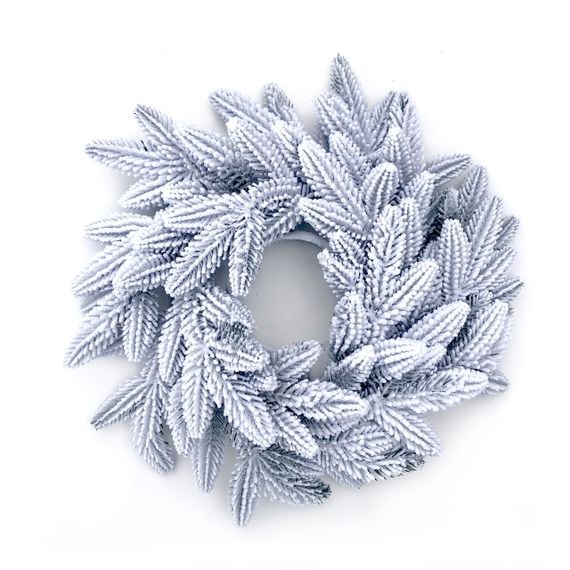 Вінок різдвяний Classic литий d-40 см засніжений