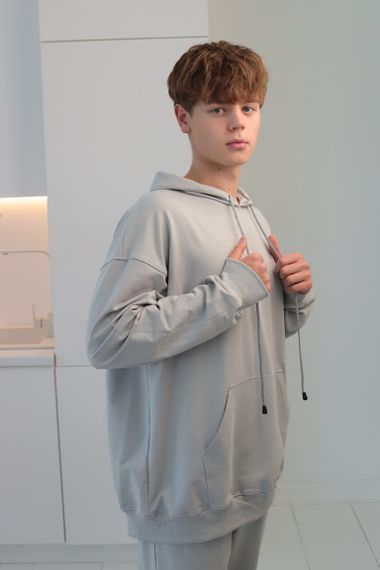 Костюм чоловічий (штани+худі) Носи своє L/187 Сірий (p-13794-153895) | Зображення 8