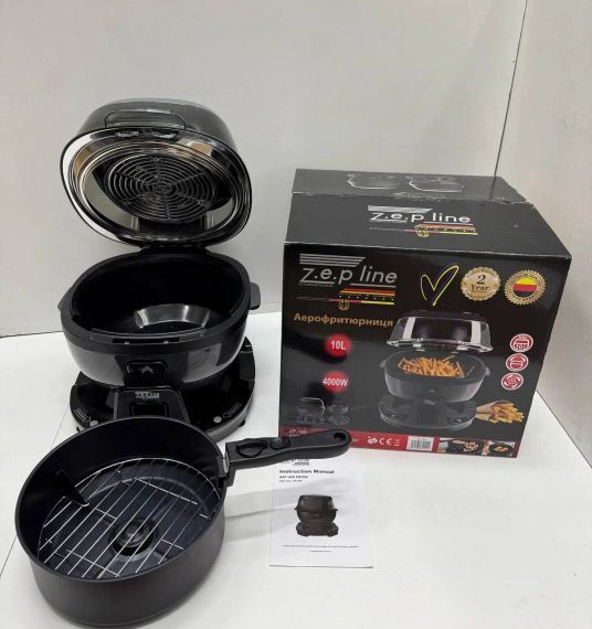 Смарт-Аерофритюрниця з функцією обертання на 18 програм Zepline ZP-140 10літрів 4000Вт | Зображення 5