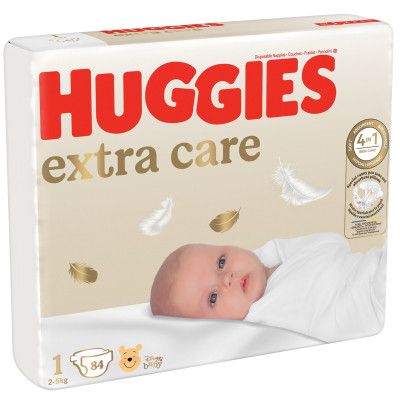 Подгузники Huggies Extra Care Размер 1 (2-5 кг) 84 шт (5029053578057) | Зображення 7