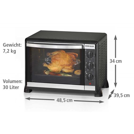 Електропіч з грилем Rommelsbacher BG 1550, 30л | Зображення 7