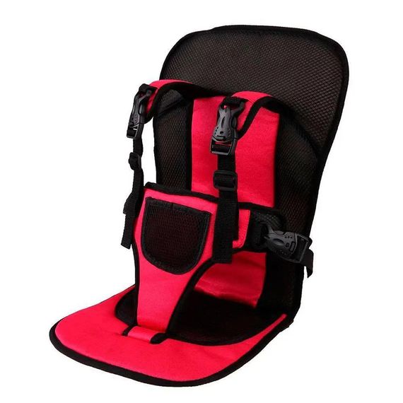 Детское бескаркасное автокресло Multi Function Car Cushion до 12 лет. KW-842 Цвет: красный | Зображення 6
