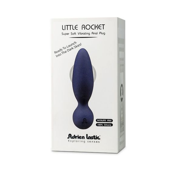 Анальная вибропробка Adrien Lastic Little Rocket макс. диаметр 3,5см, soft-touch | Зображення 4