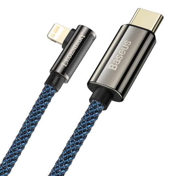 Baseus Legend Series Elbow Fast Charging Data Cable  2 m, 20W кабель для ігорн на телефоні, кабель apple | Зображення 2