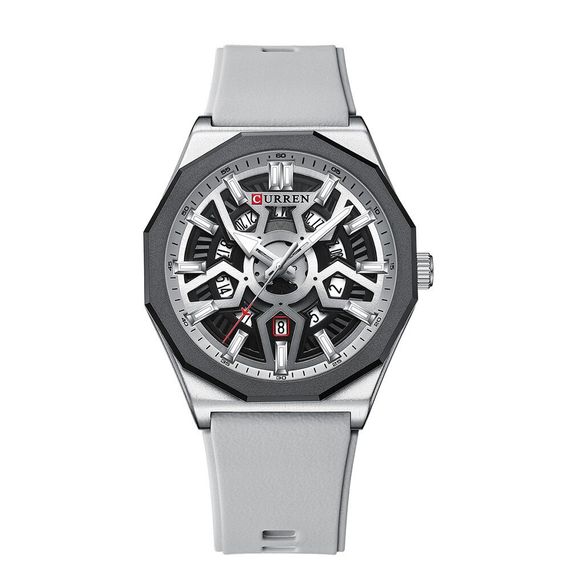 Чоловічий годинник Curren 8437 Silver-White