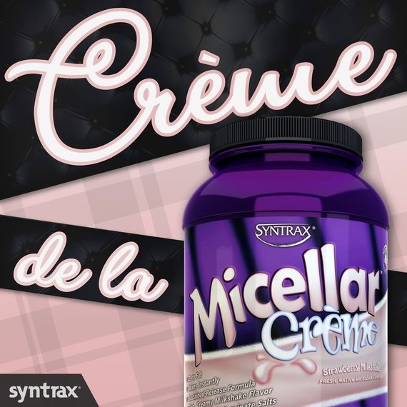Протеин Казеин  Micellar Crème   907 g (Vanilla Milkshake) | Зображення 2