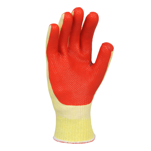 Рукавички 4565 трикотаж подвійне нітрилове покриття неповний облив р.10(XL) червоний ДКГ | Зображення 1