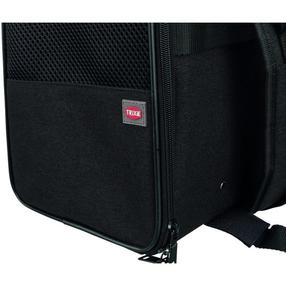 Рюкзак-переноска Trixie Connor для собак нейлоновий чорний/сірий до 8 кг 42х29х21 см | Зображення 7