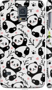 Чохол на Samsung Galaxy S5 Duos SM G900FD Панди "4318m-62-2448"
