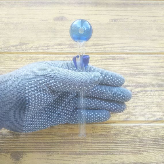 Стеклянная трубка Flora Oil Blue | Зображення 2