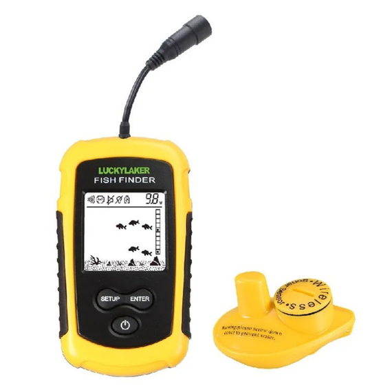 Эхолот Fish Finder портативный для берега и лодки отражение рыбы и рельефа дна | Зображення 1